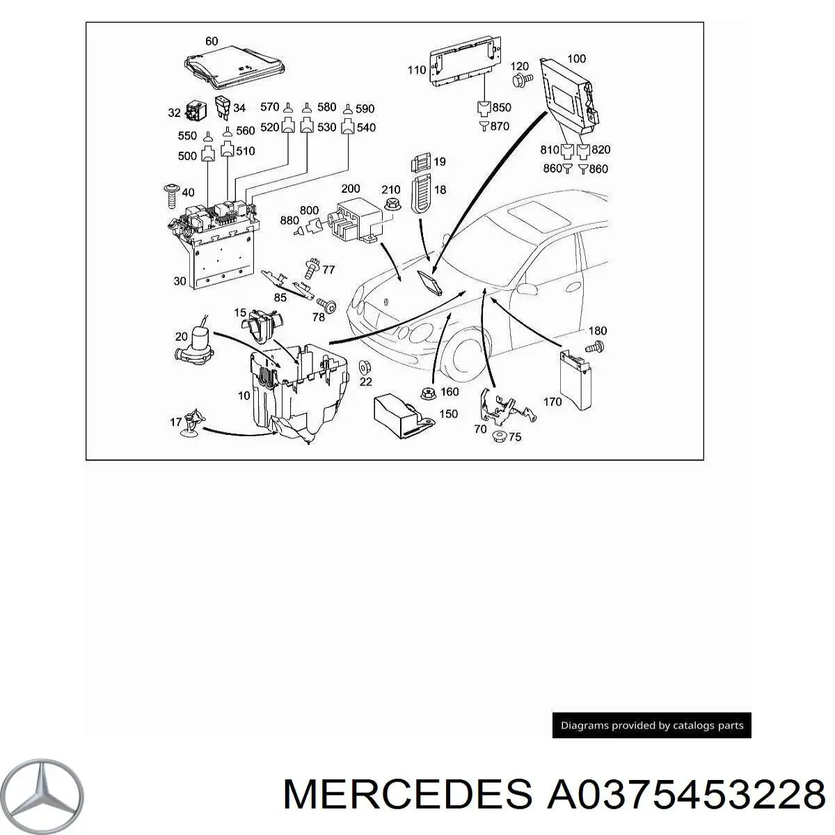 Купить 0375453228 Mercedes 