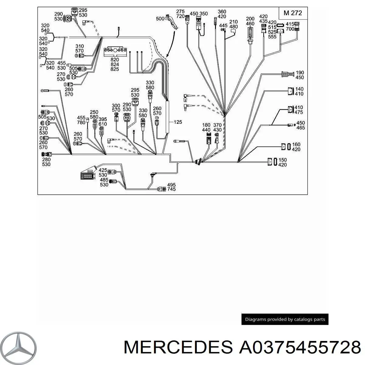  Mercedes A0375455728 цена, от 4.24 USD