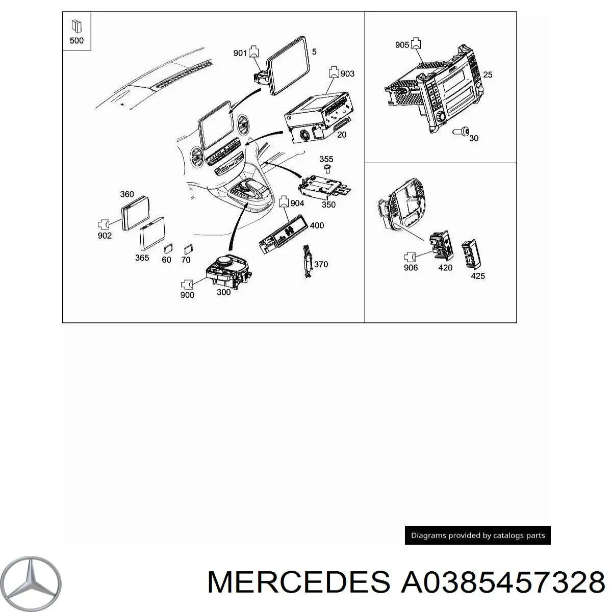  Mercedes A0385457328 цена, от 2.40 USD