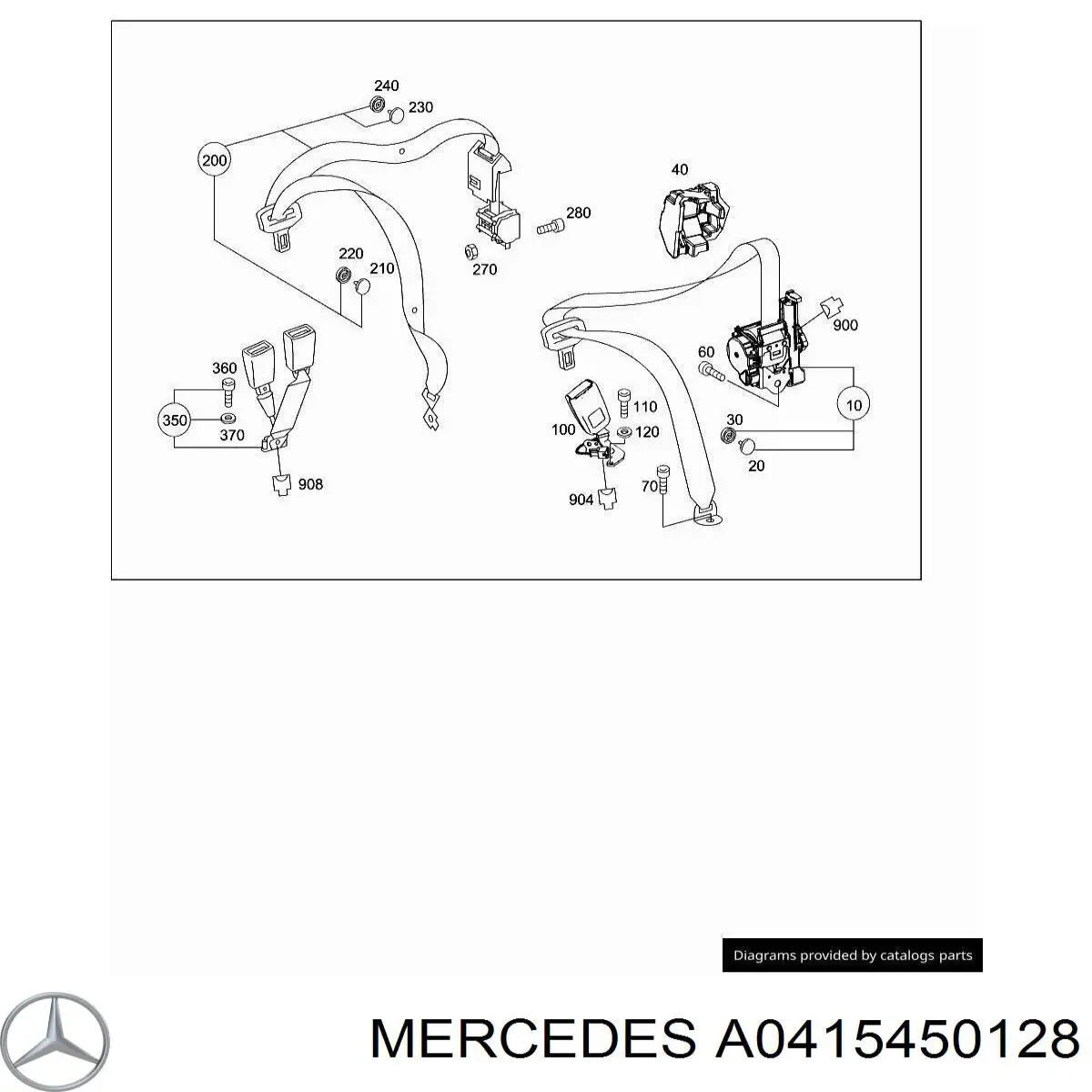  A0415450128 Mercedes