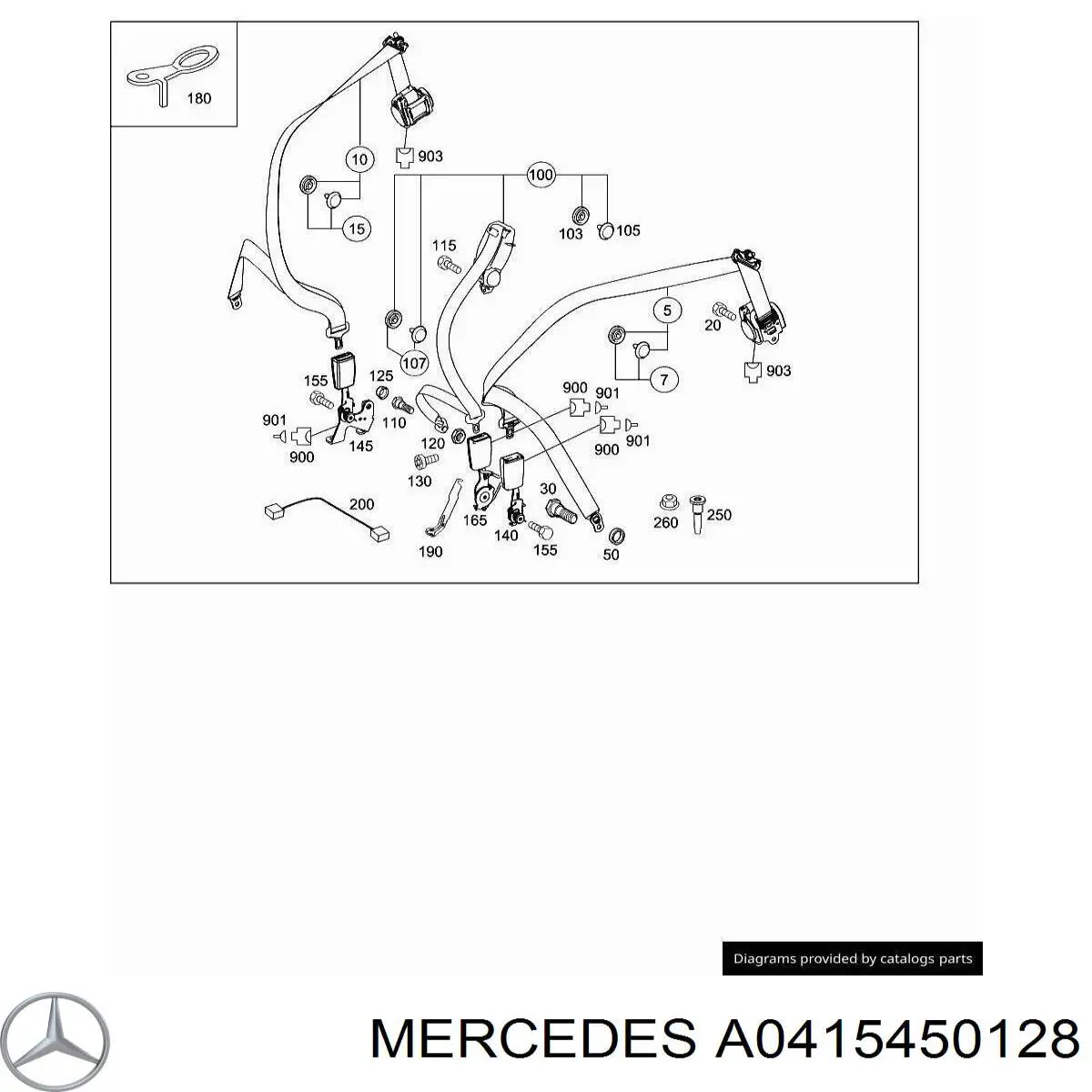 Купить 0415450128 Mercedes 