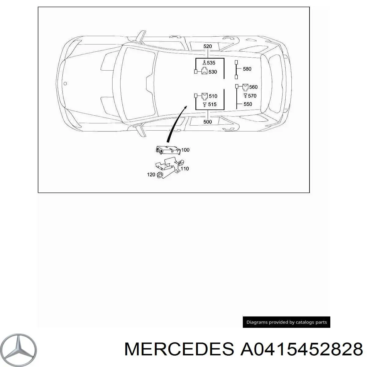 A0415452828 Mercedes 