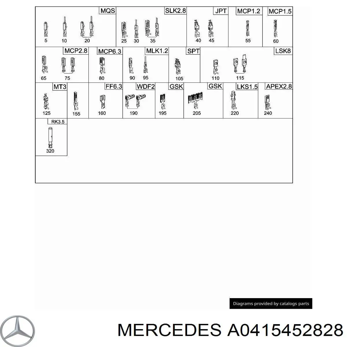  Mercedes 0415452828 цена, от 2.92 USD