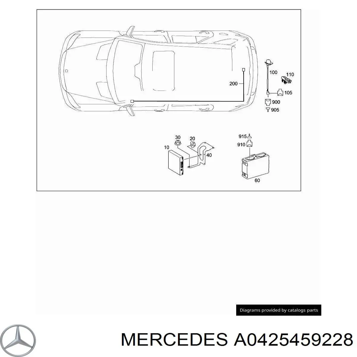 A0425459228 Mercedes 