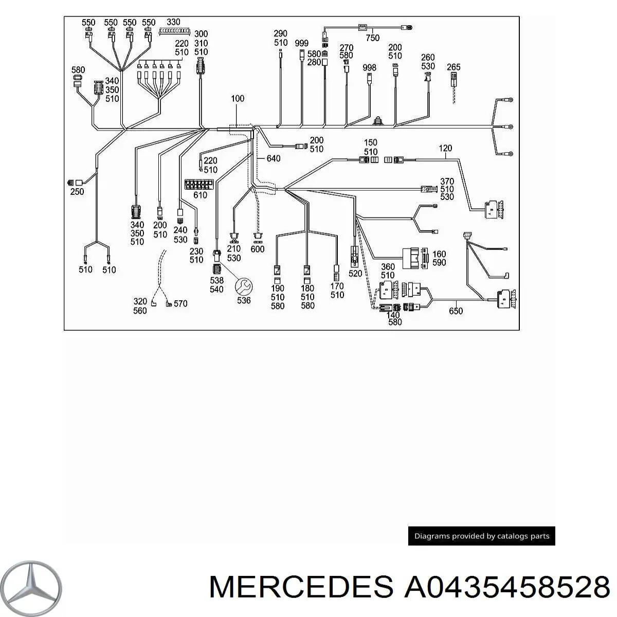 Купить A0435458528 Mercedes 