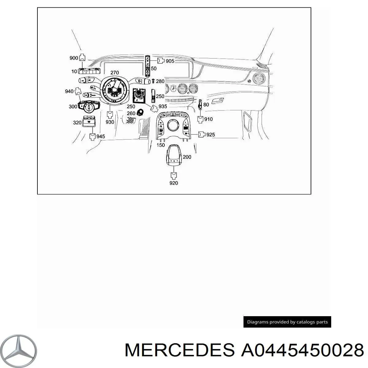 A0445450028 Mercedes 