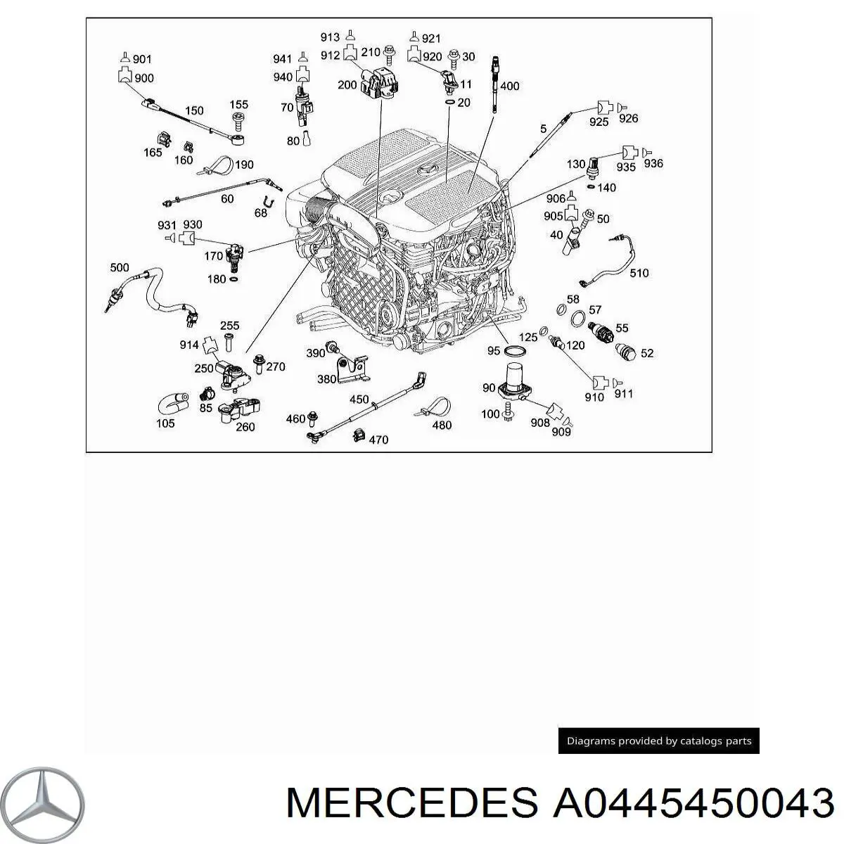 A0445450043 Mercedes 