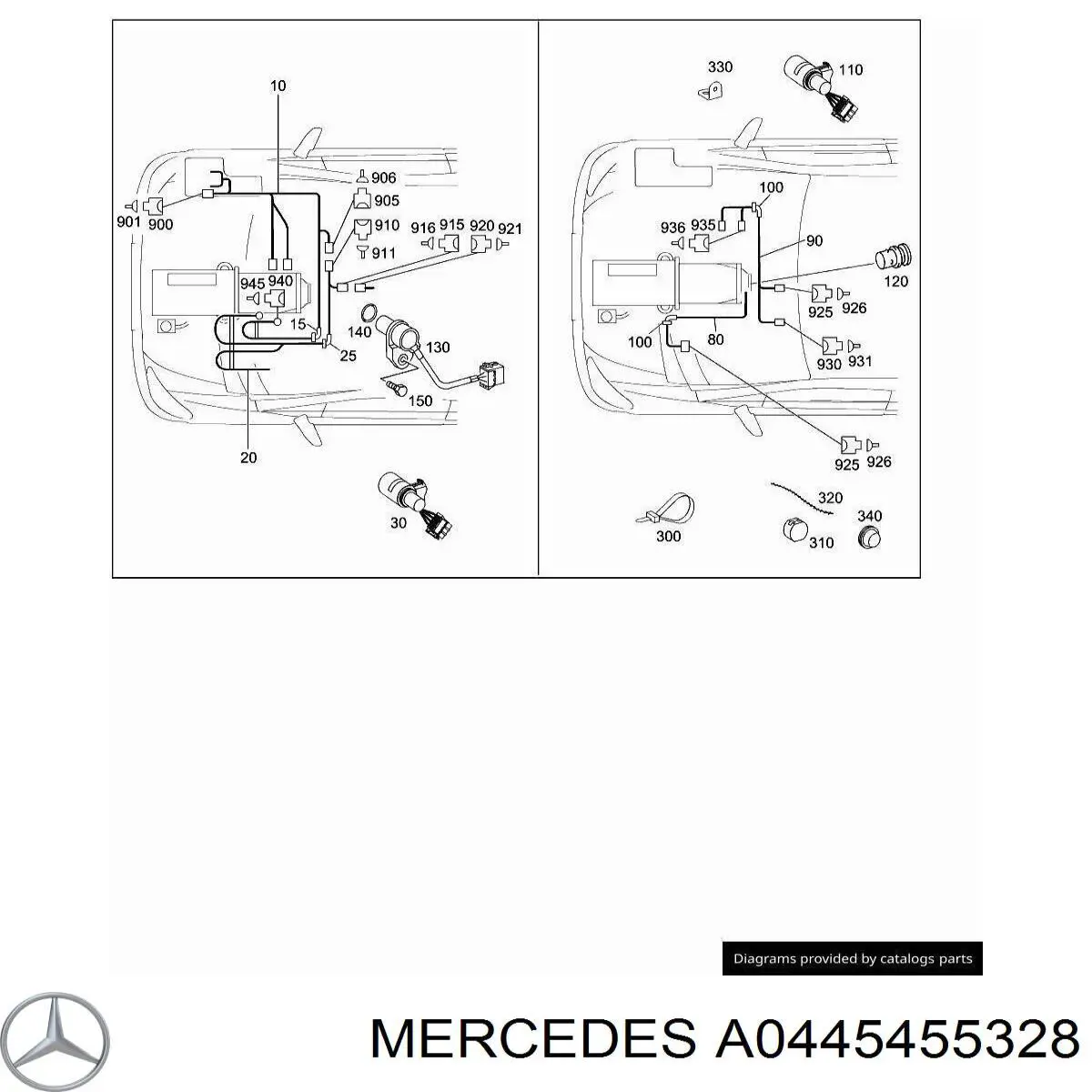 Купить A0445455328 Mercedes 