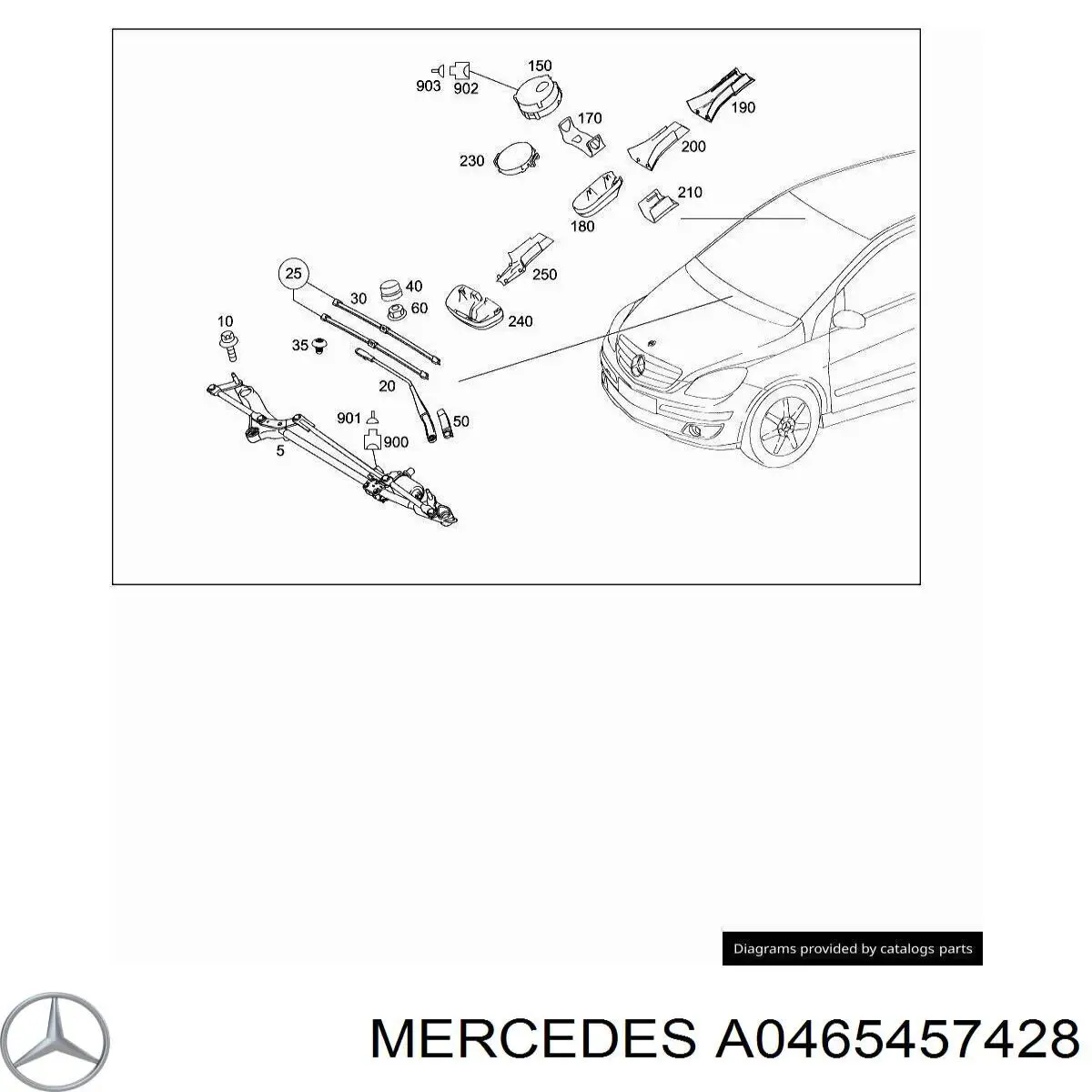 A0465457428 Mercedes 