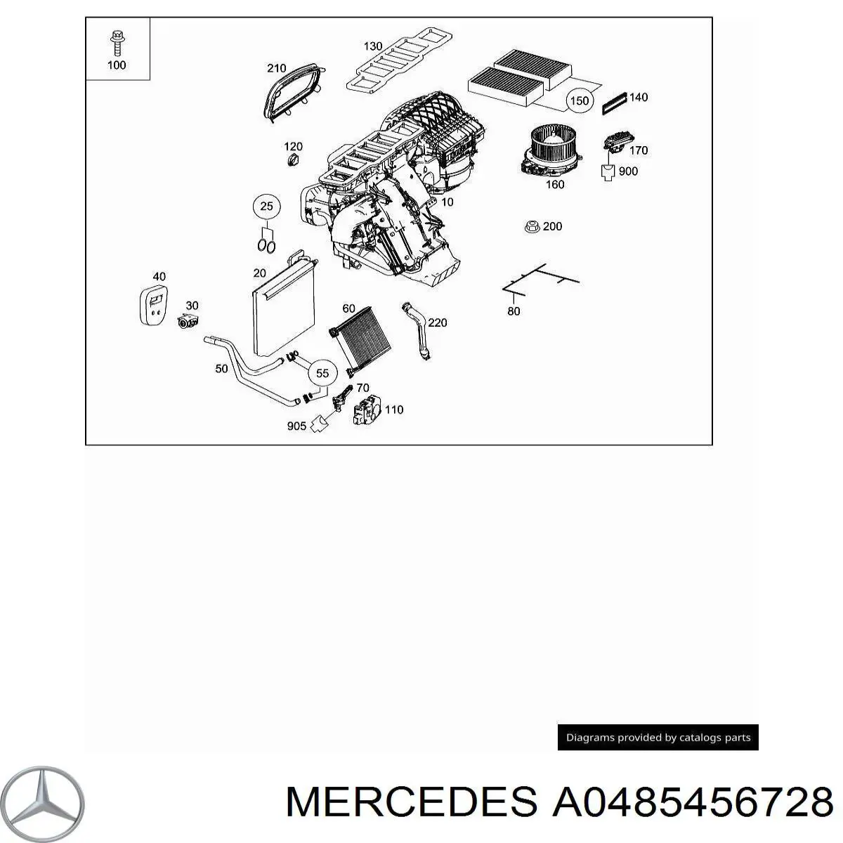  Mercedes A0485456728 цена, от 2.53 USD