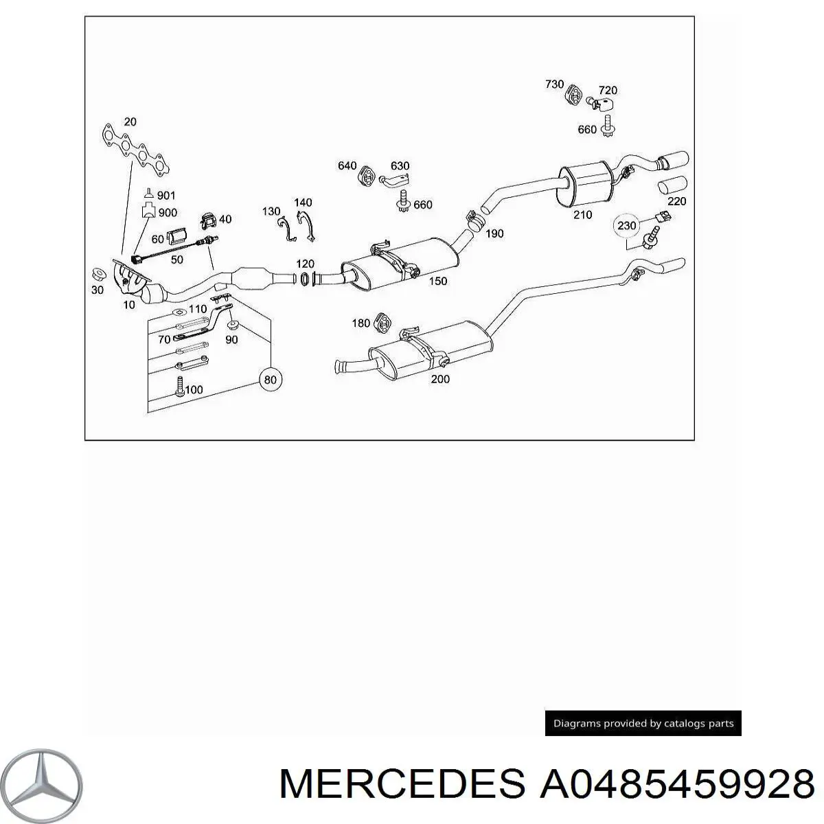  Mercedes A0485459928 цена, от 7.45 USD