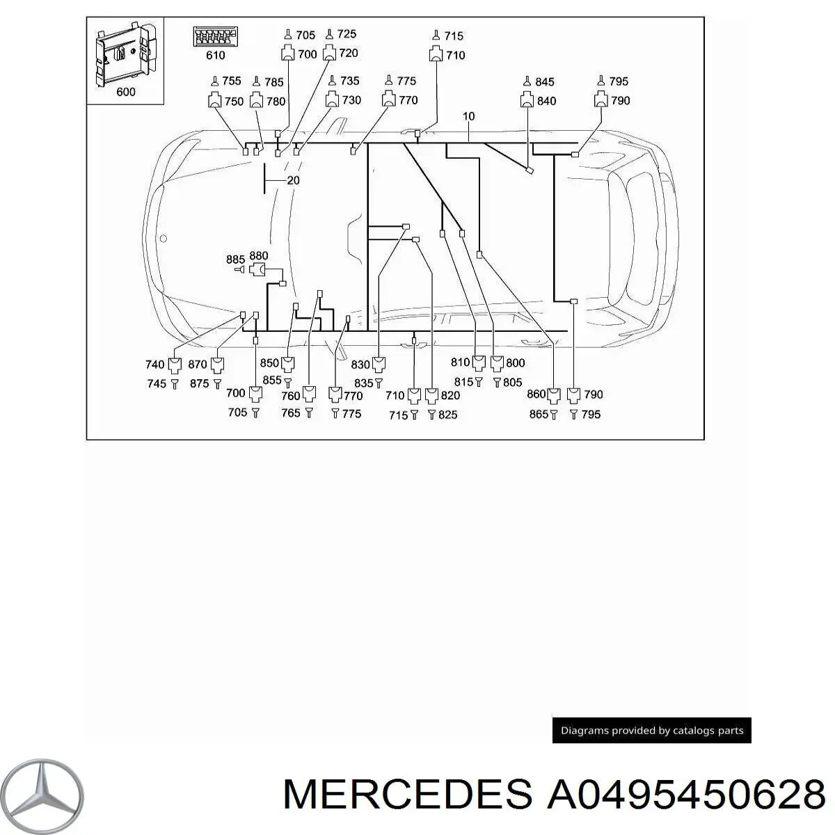  A0495450628 Mercedes