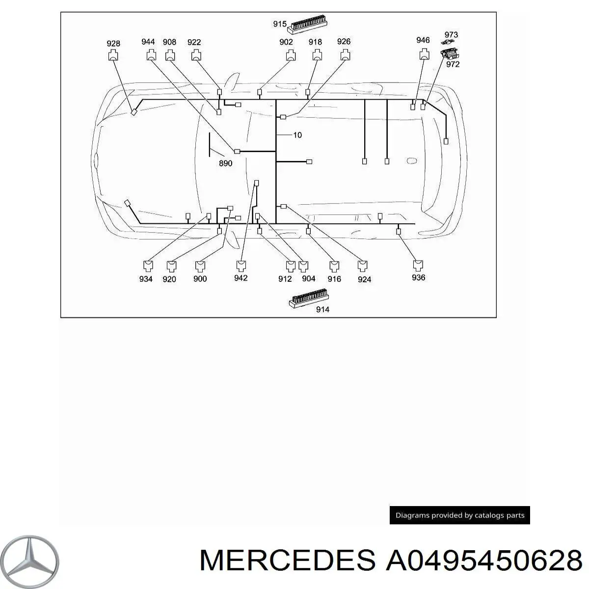  Mercedes A0495450628 цена, от 2.54 USD