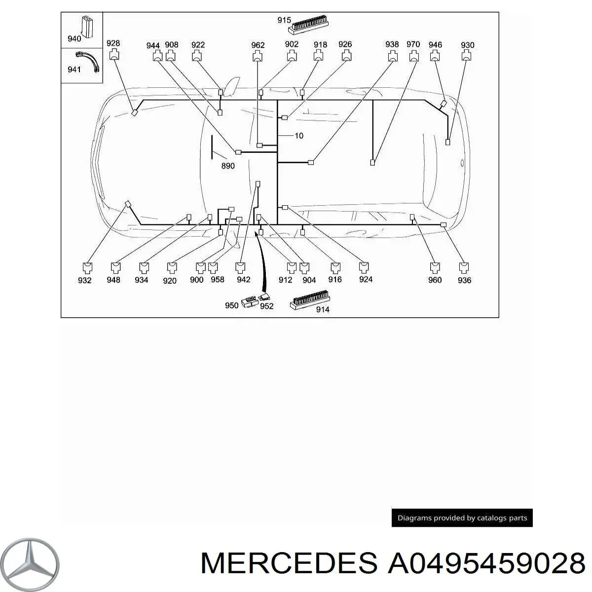 Купить 0495459028 Mercedes 