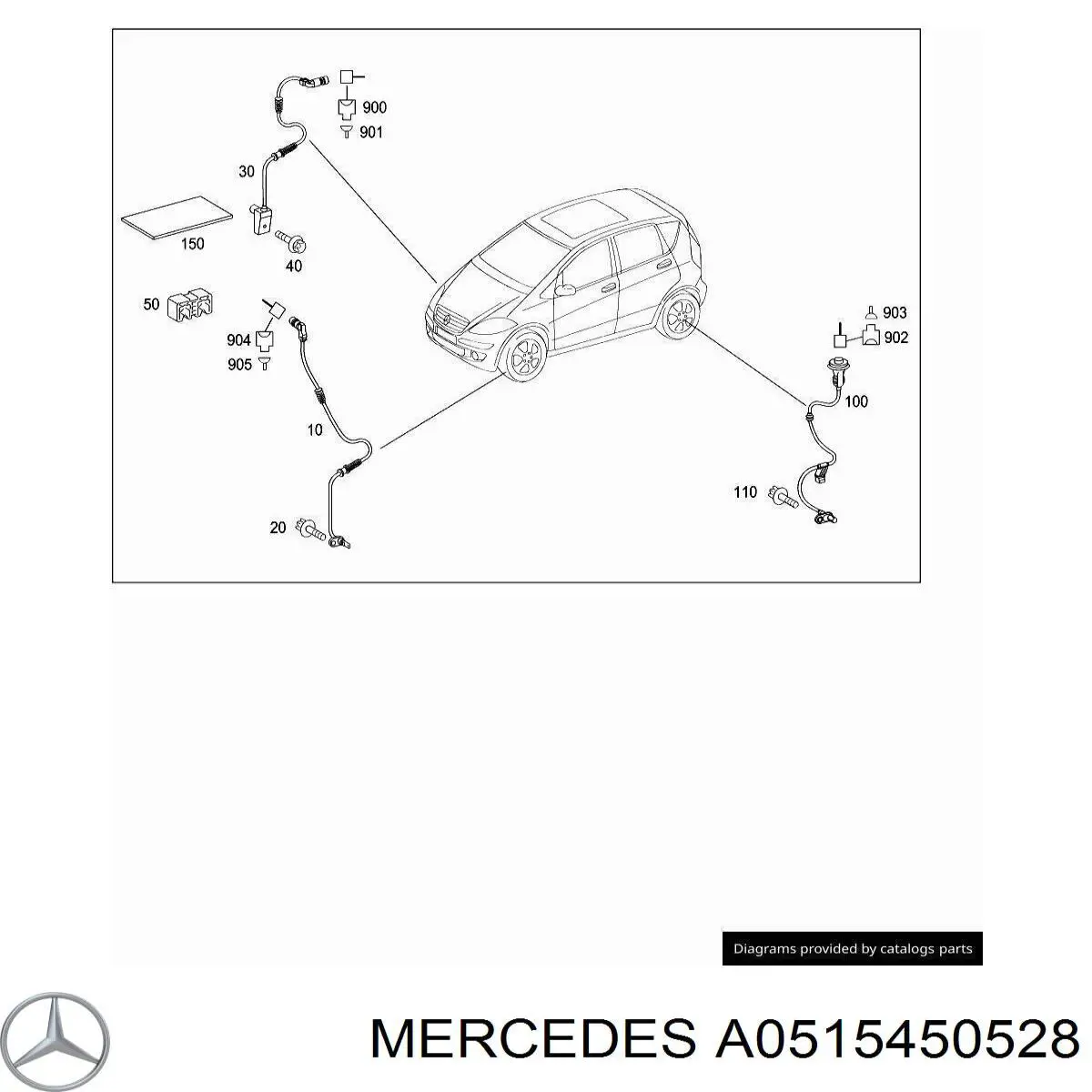 A0515450528 Mercedes 