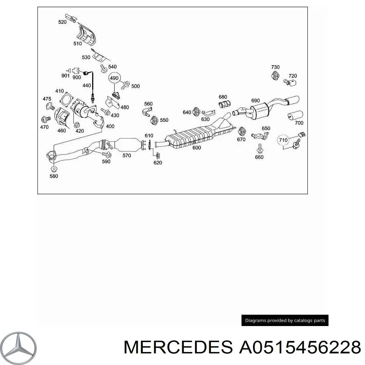Купить 0515456228 Mercedes 
