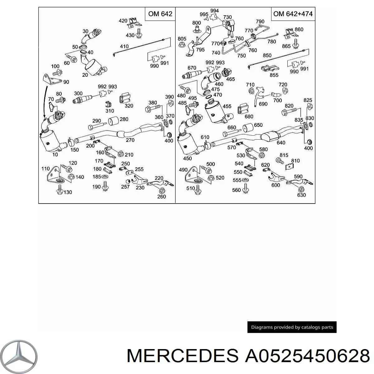  A0525450628 Mercedes