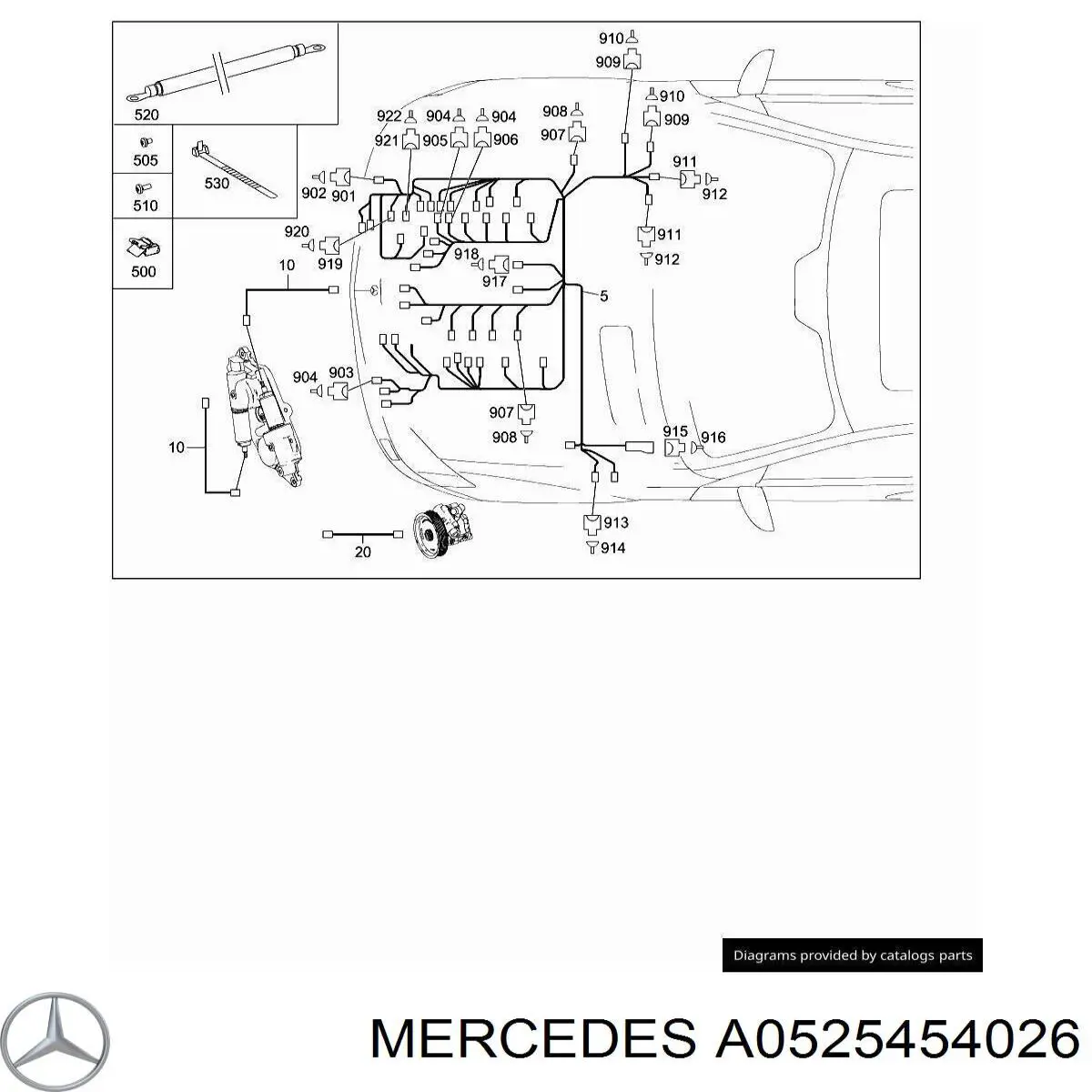 0525454026 Mercedes 