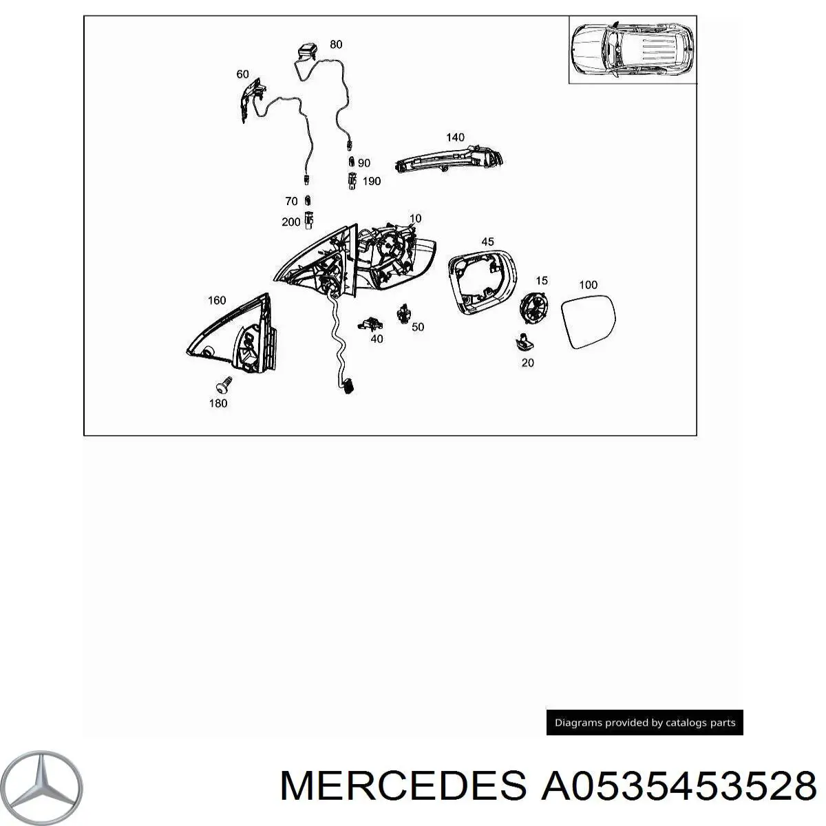  Mercedes A0535453528 цена, от 6.37 USD