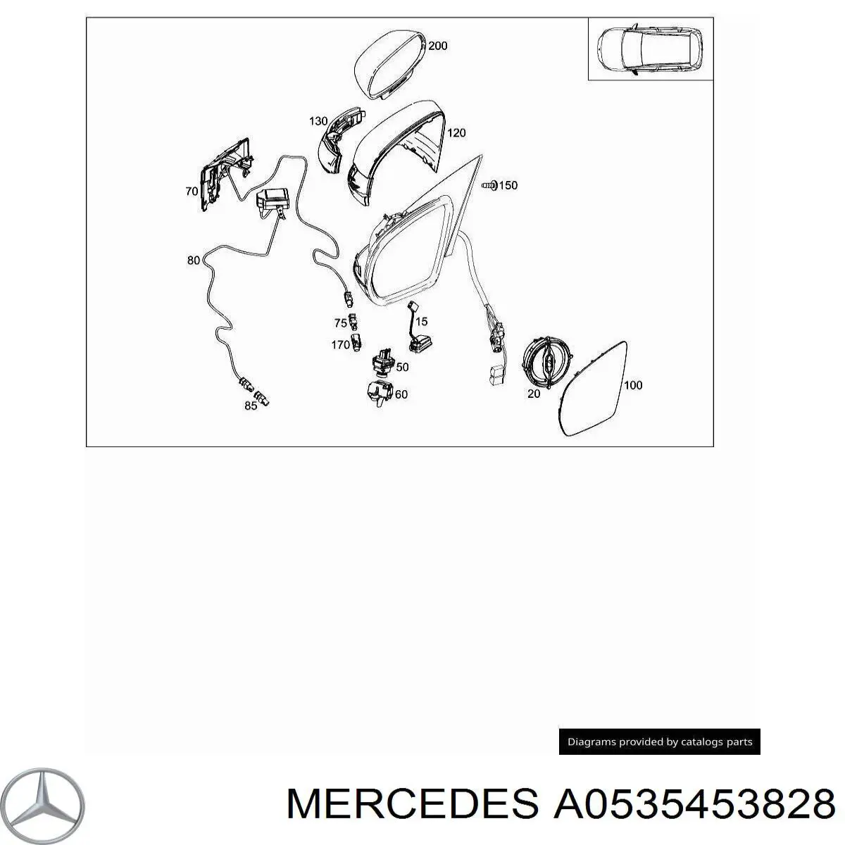 Купить A0535453828 Mercedes 
