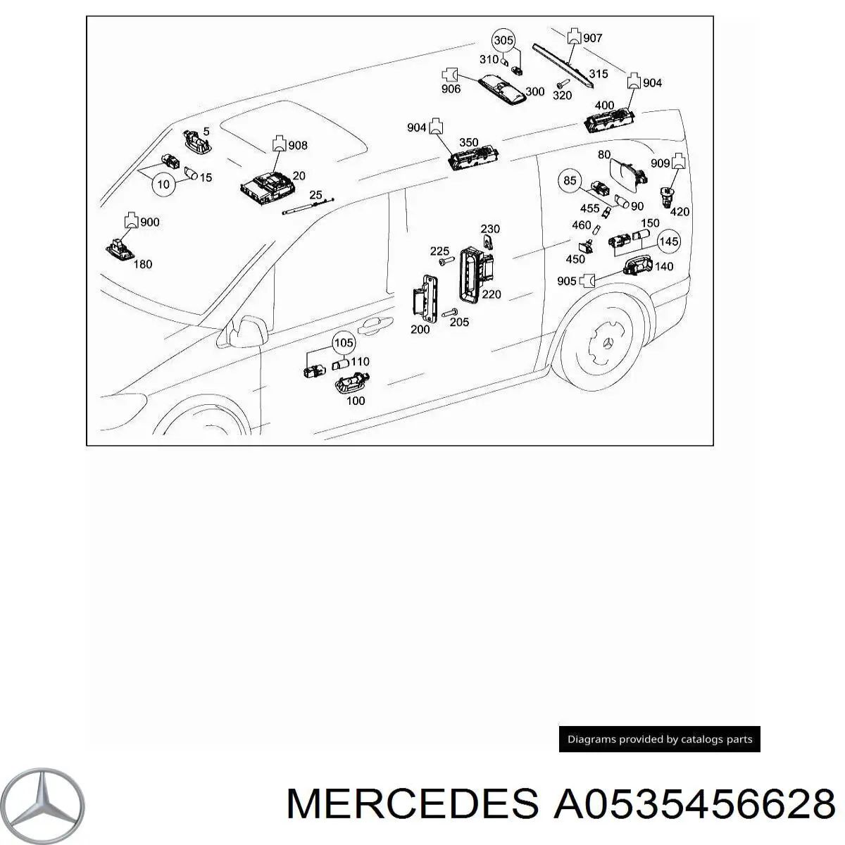 A0535456628 Mercedes 