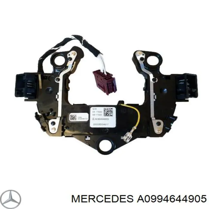 A0994644905 Mercedes anel airbag de contato, cabo plano do volante