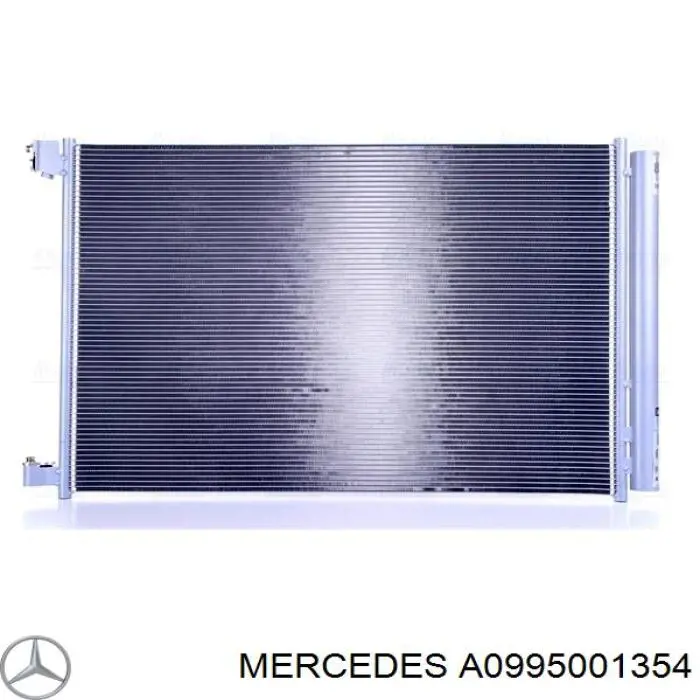 Радиатор кондиционера A0995001354 Mercedes