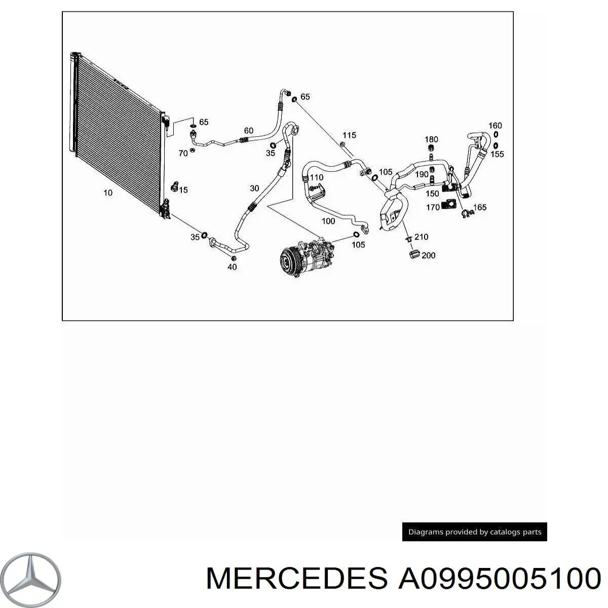 A0995005100 Mercedes Конденсатор