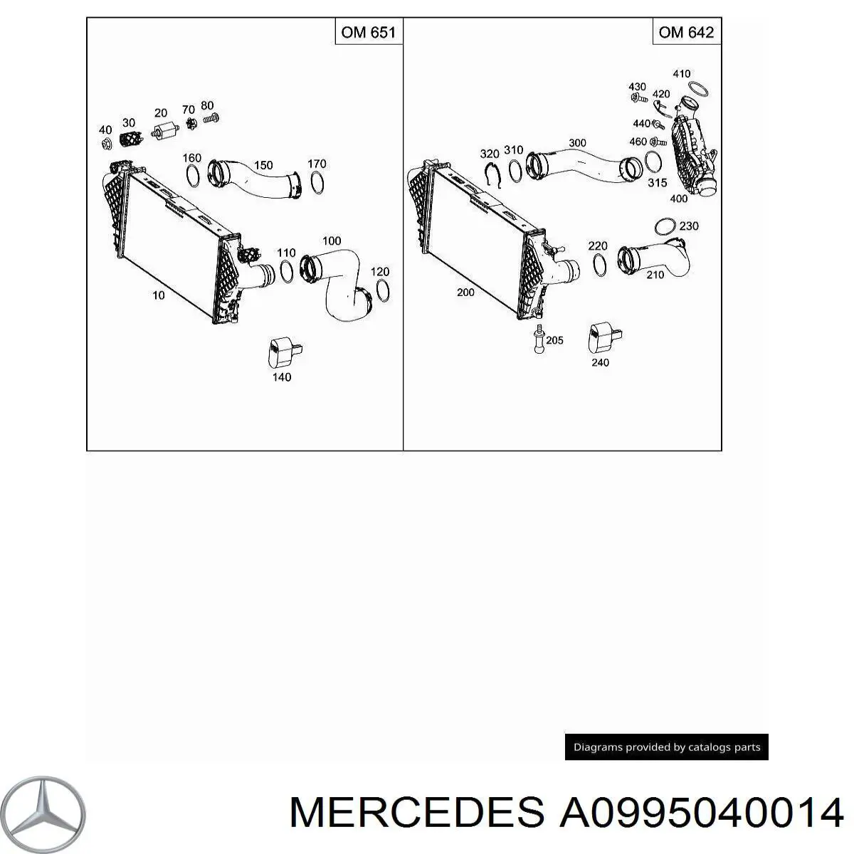 A0995040014 Mercedes 