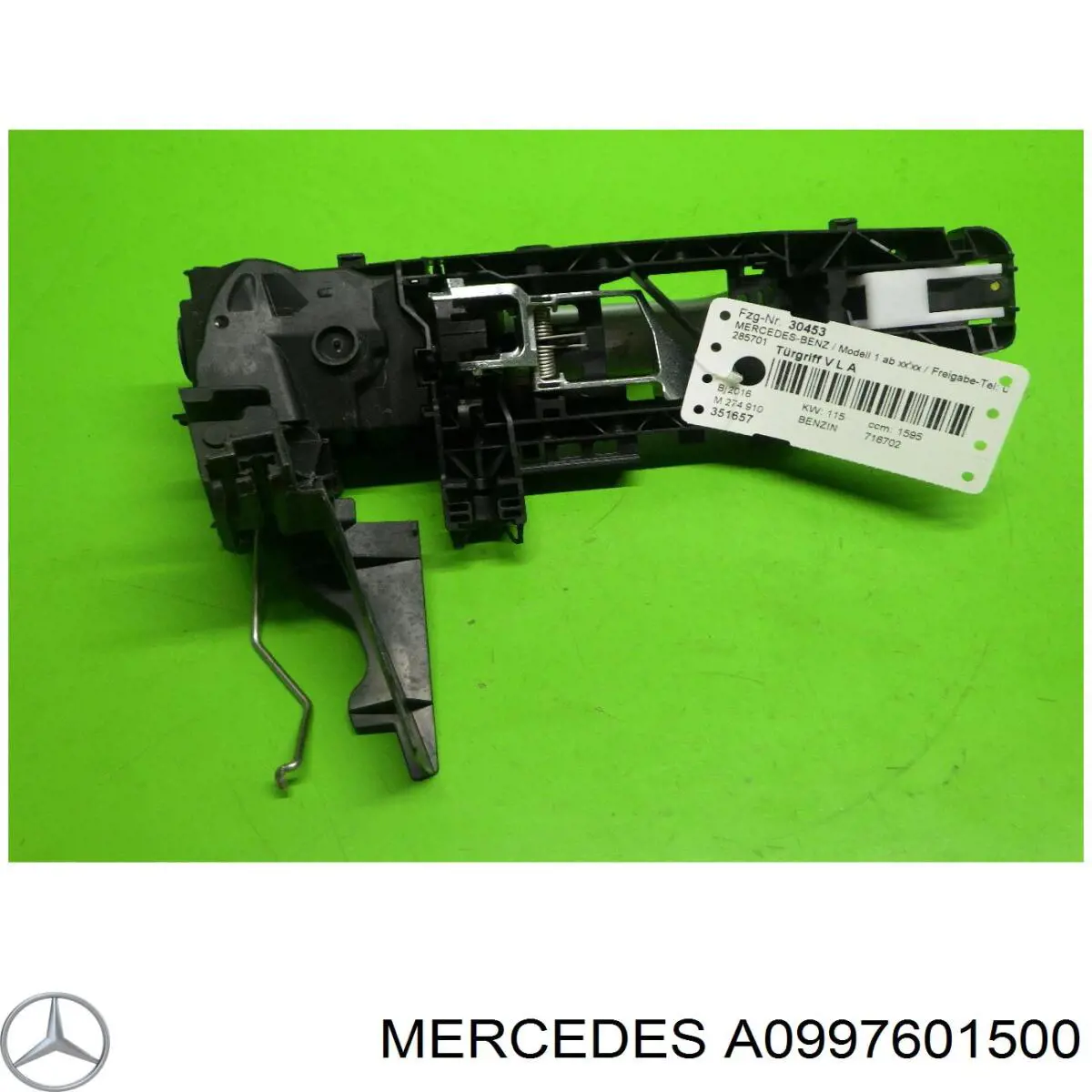 Suporte de maçaneta externa da porta dianteira esquerda para Mercedes S (A217)