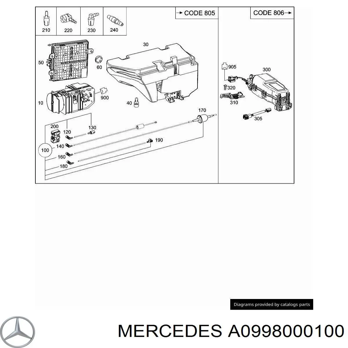 A0008000500 Mercedes 