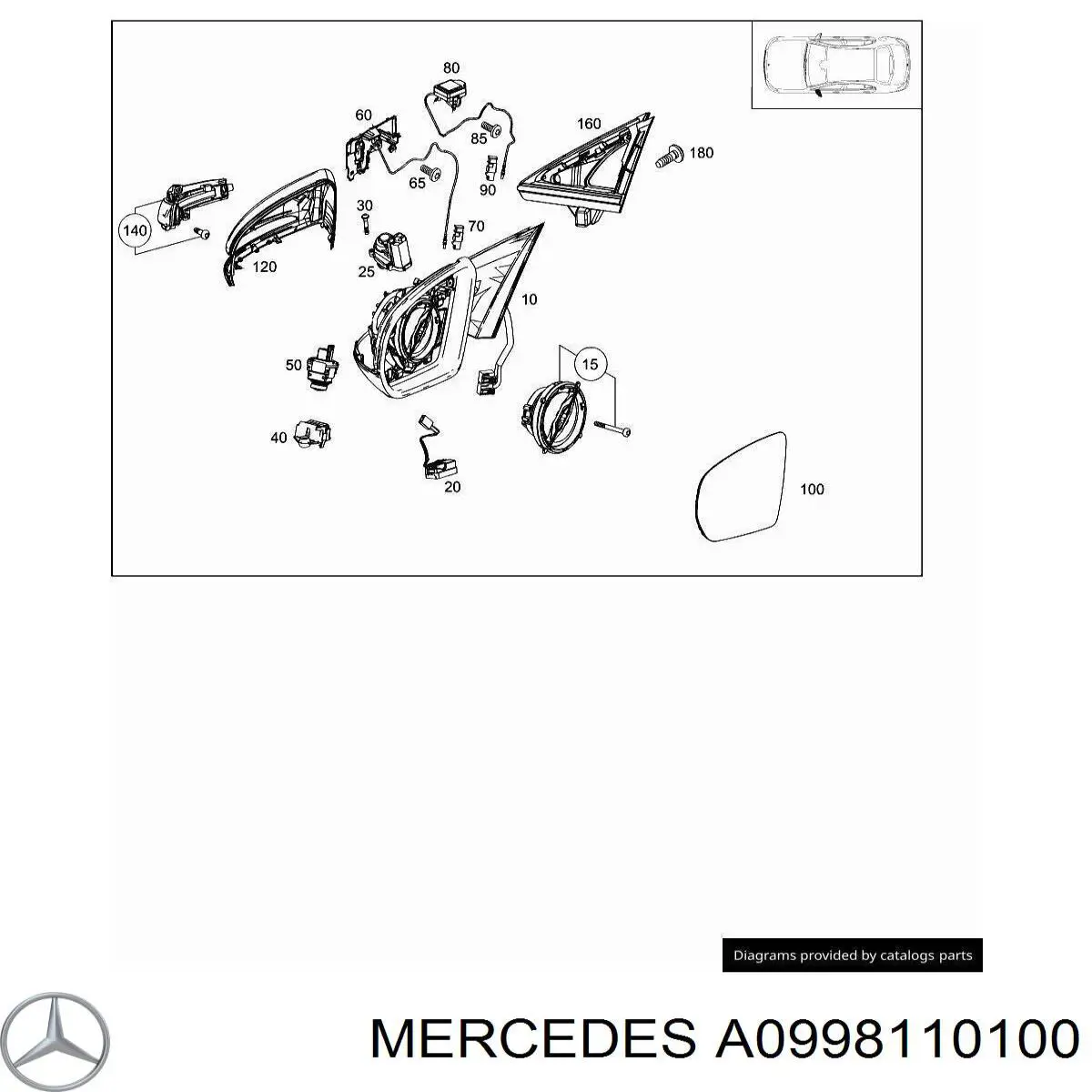 A0998110100 Mercedes 