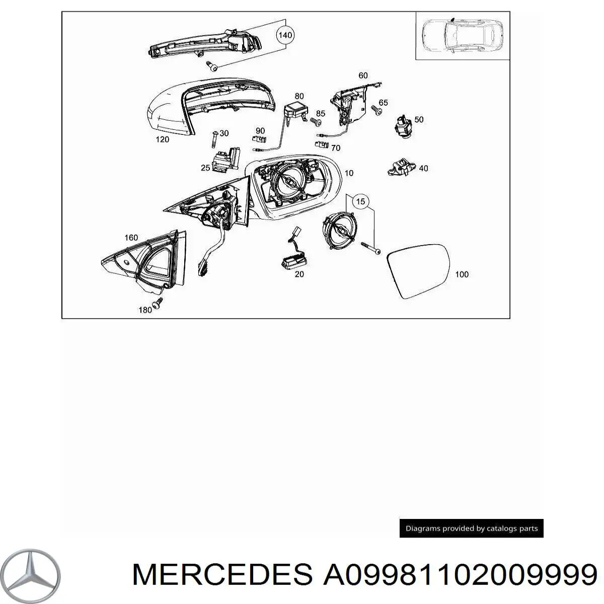 A0998110200 Mercedes 