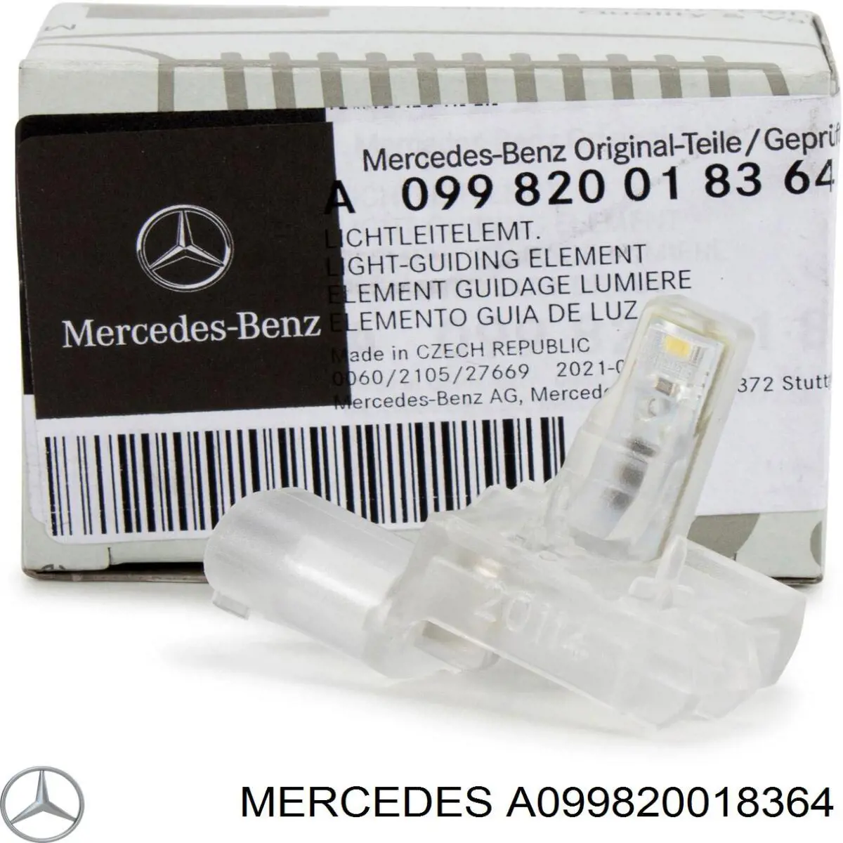 Lanterna da luz de fundo de maçaneta da porta dianteira para Mercedes CLS (C257)