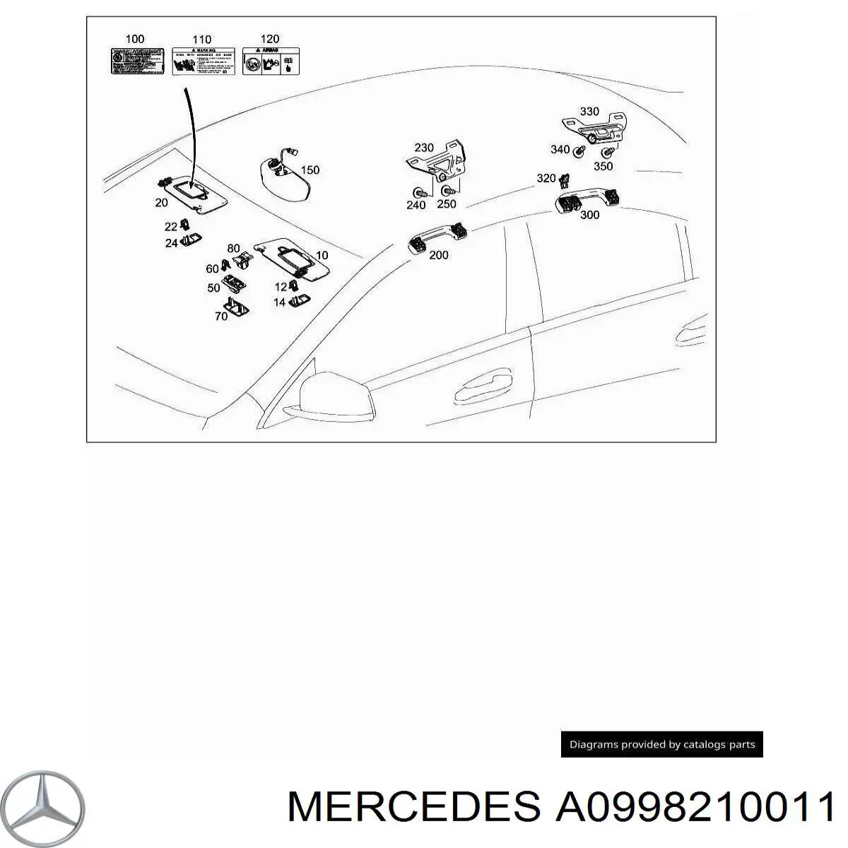  Mercedes A0998210011 цена, от 4.45 USD