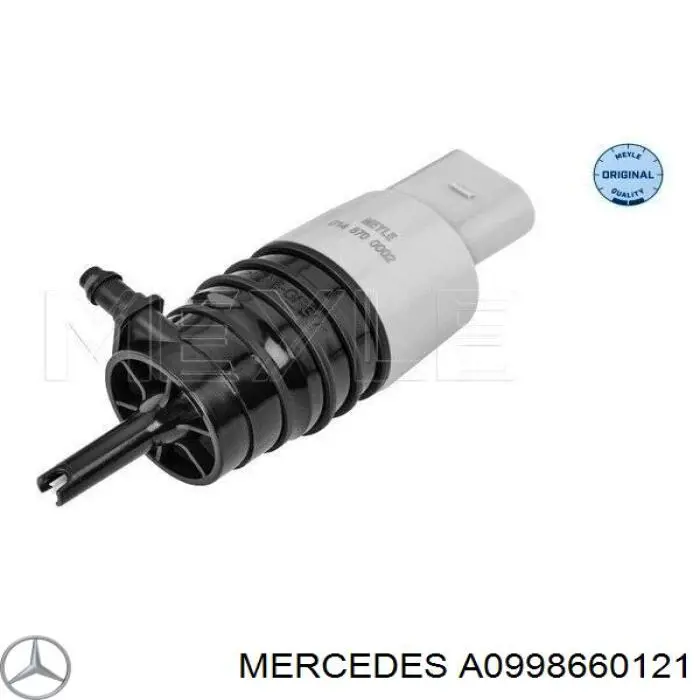 A0998660121 Mercedes bomba de motor de fluido para lavador de vidro dianteiro