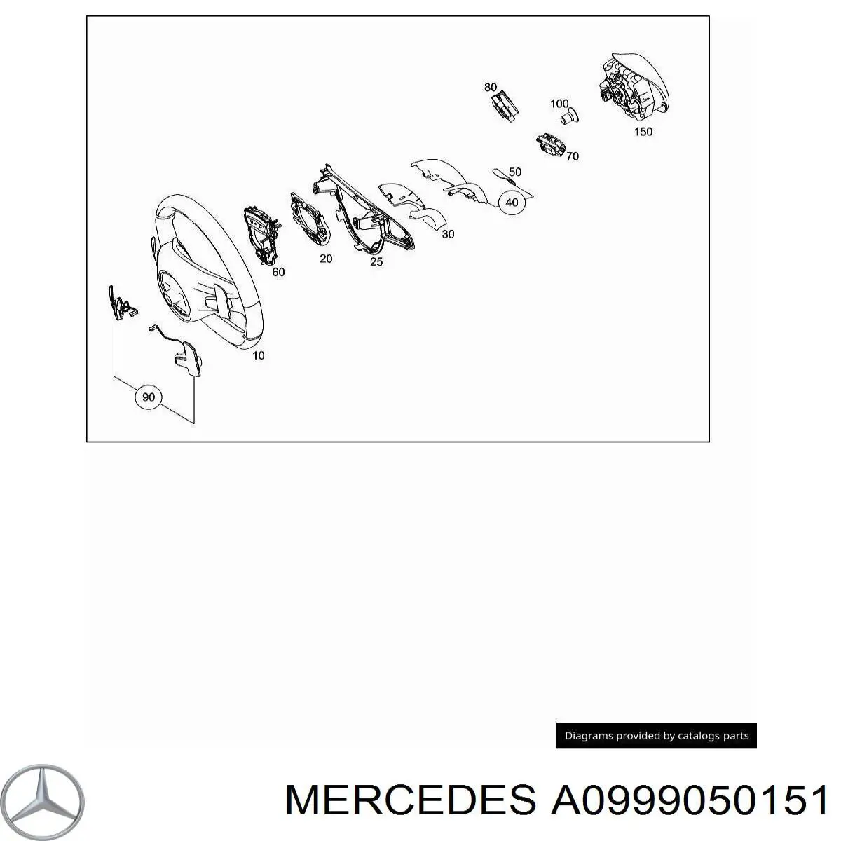 A0999050151 Mercedes 