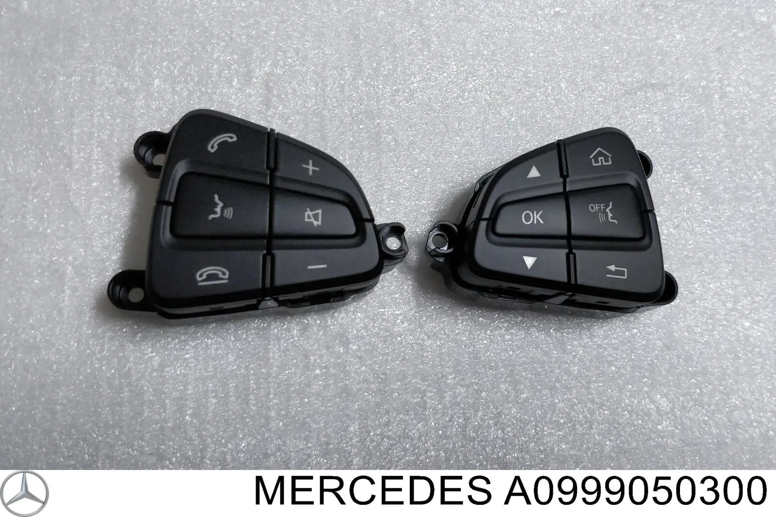 Блок кнопочных переключателей рулевого колеса Mercedes A0999050300 цена, от 12.70 USD