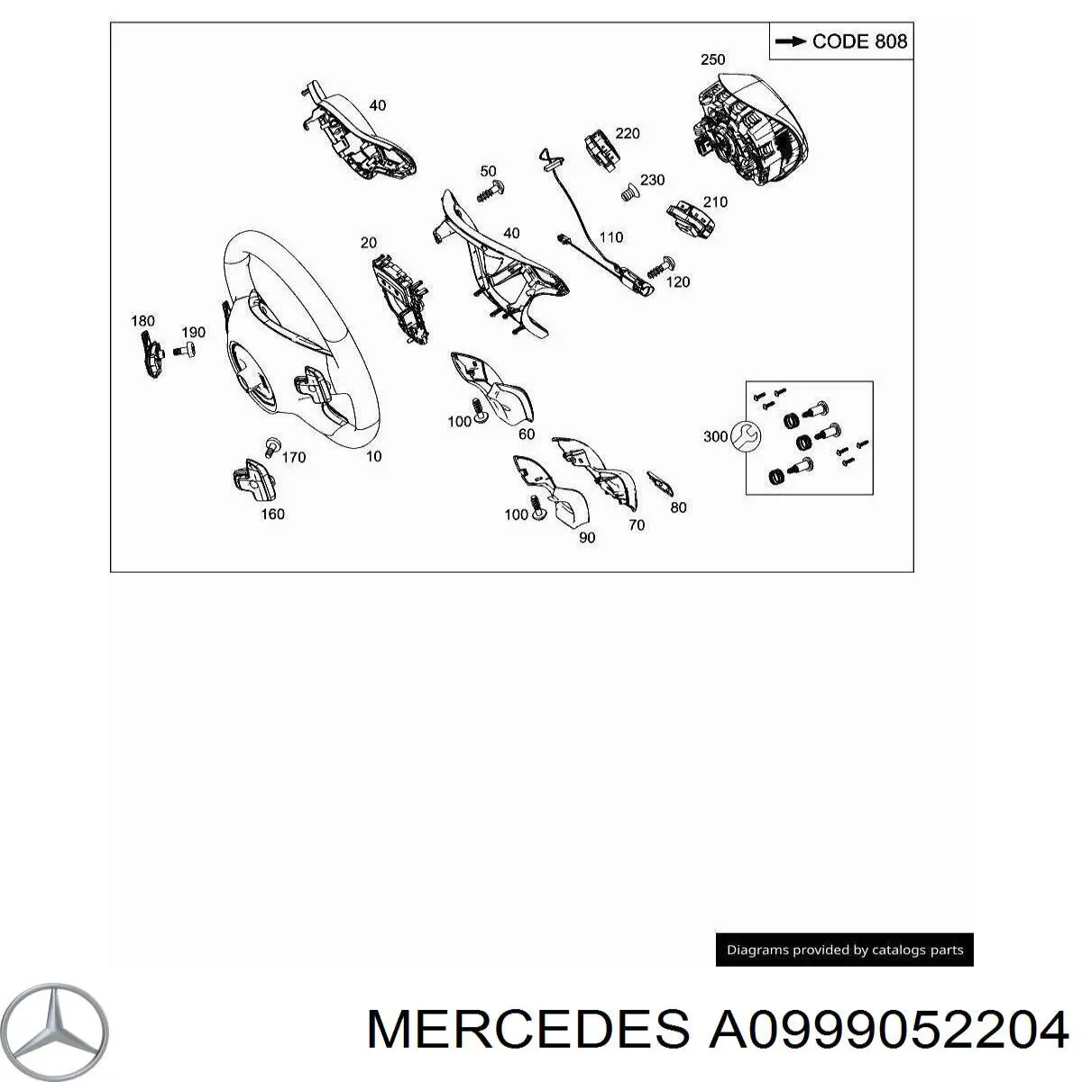 A0999052204 Mercedes 