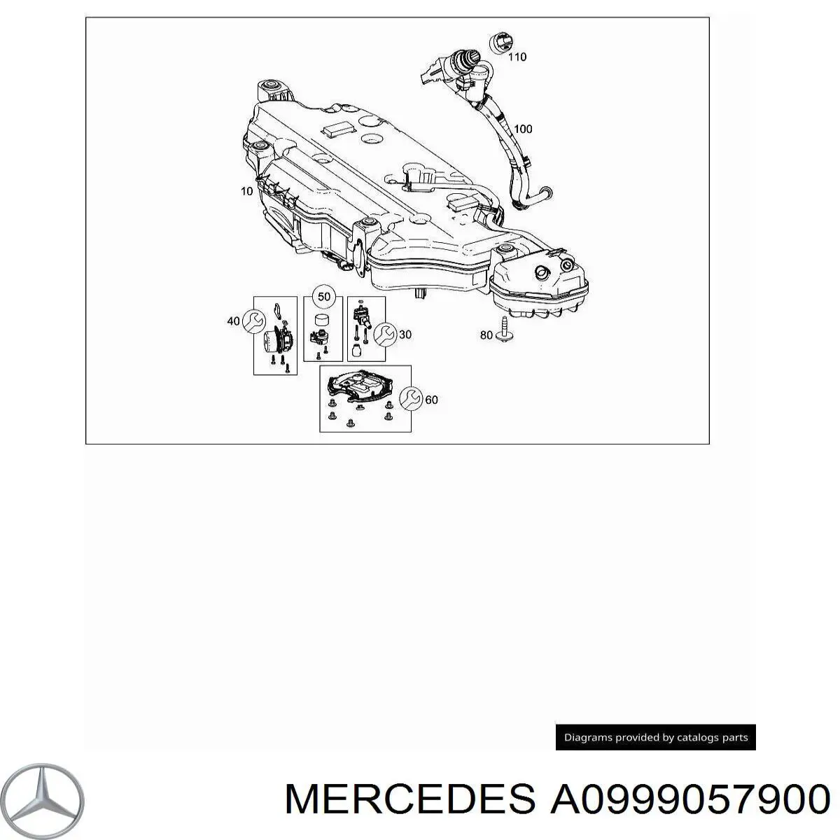 A0999057900 Mercedes 