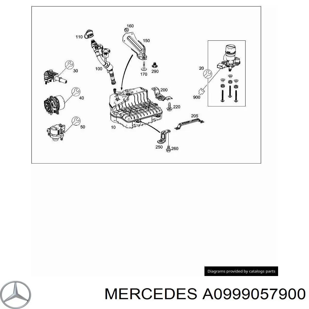 Купить A099905790064 Mercedes 