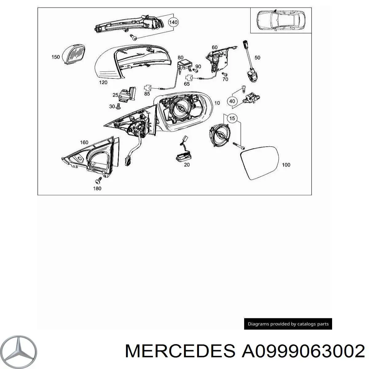 A0999063002 Mercedes 