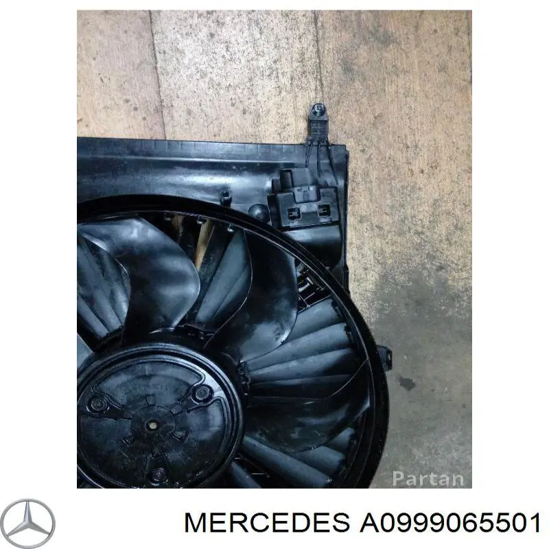 Диффузор радиатора охлаждения в сборе с мотором и крыльчаткой Mercedes A0999065501 цена, от 728.48 USD