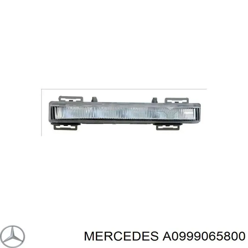 Габарит (фонарь) передний нижний правый Mercedes A0999065800