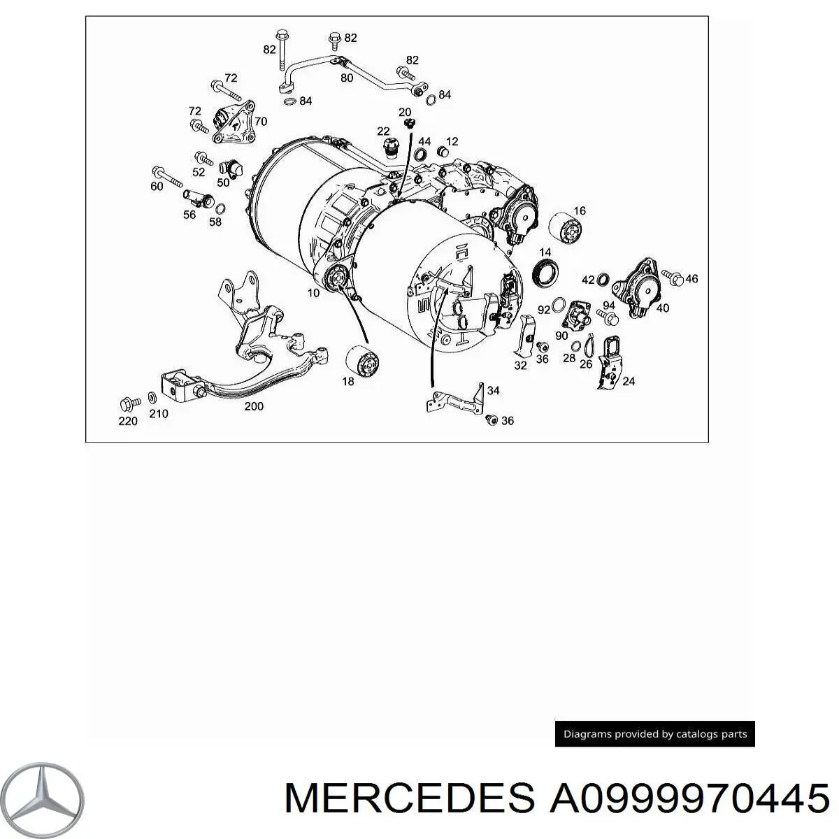 A0999970445 Mercedes 