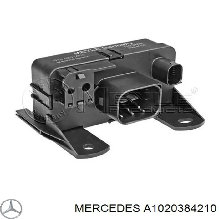 1020384210 Mercedes вкладыши коленвала шатунные, комплект, стандарт (std)