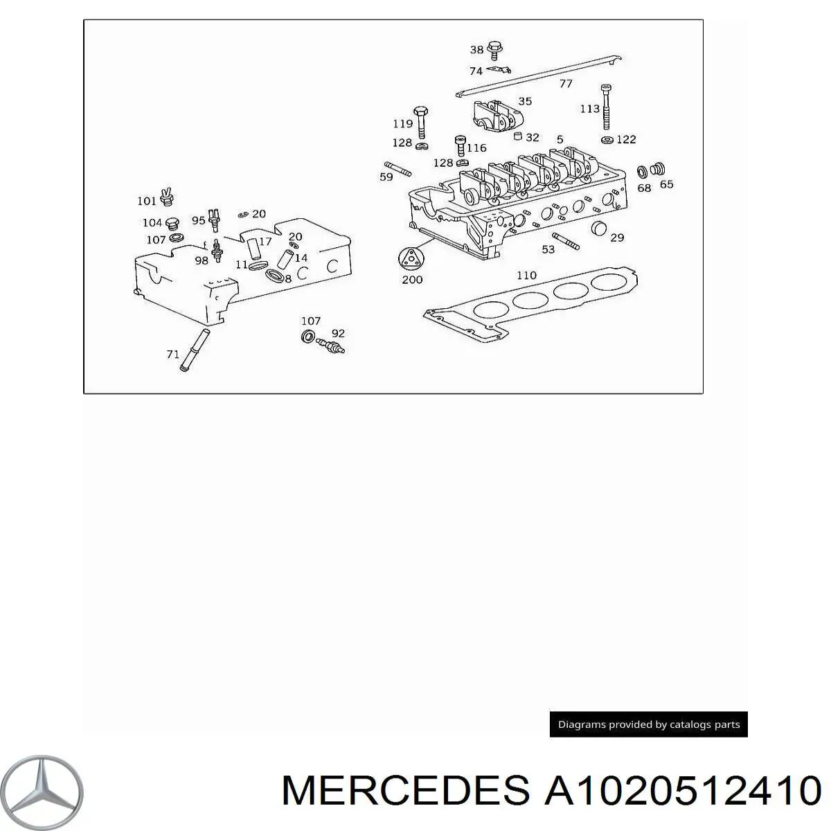 A1020512410 Mercedes 