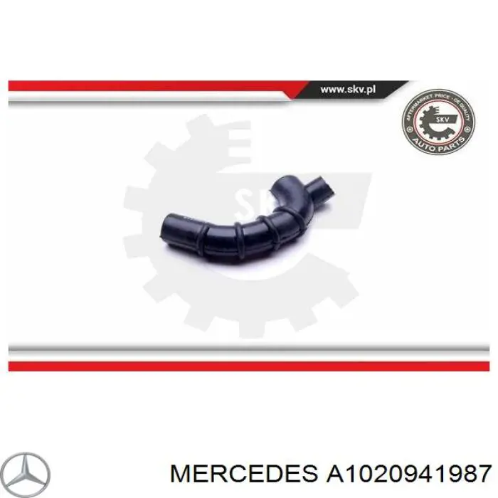 A1020941987 Mercedes патрубок вентиляции картера (маслоотделителя)
