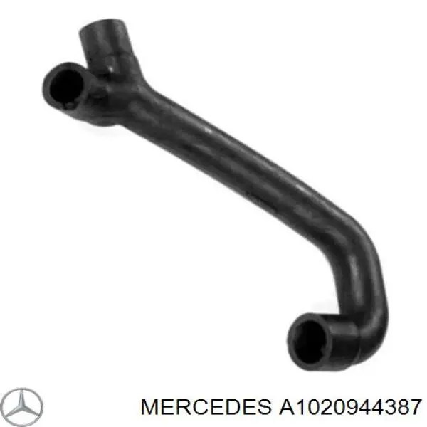 A1020944387 Mercedes патрубок вентиляции картера (маслоотделителя)