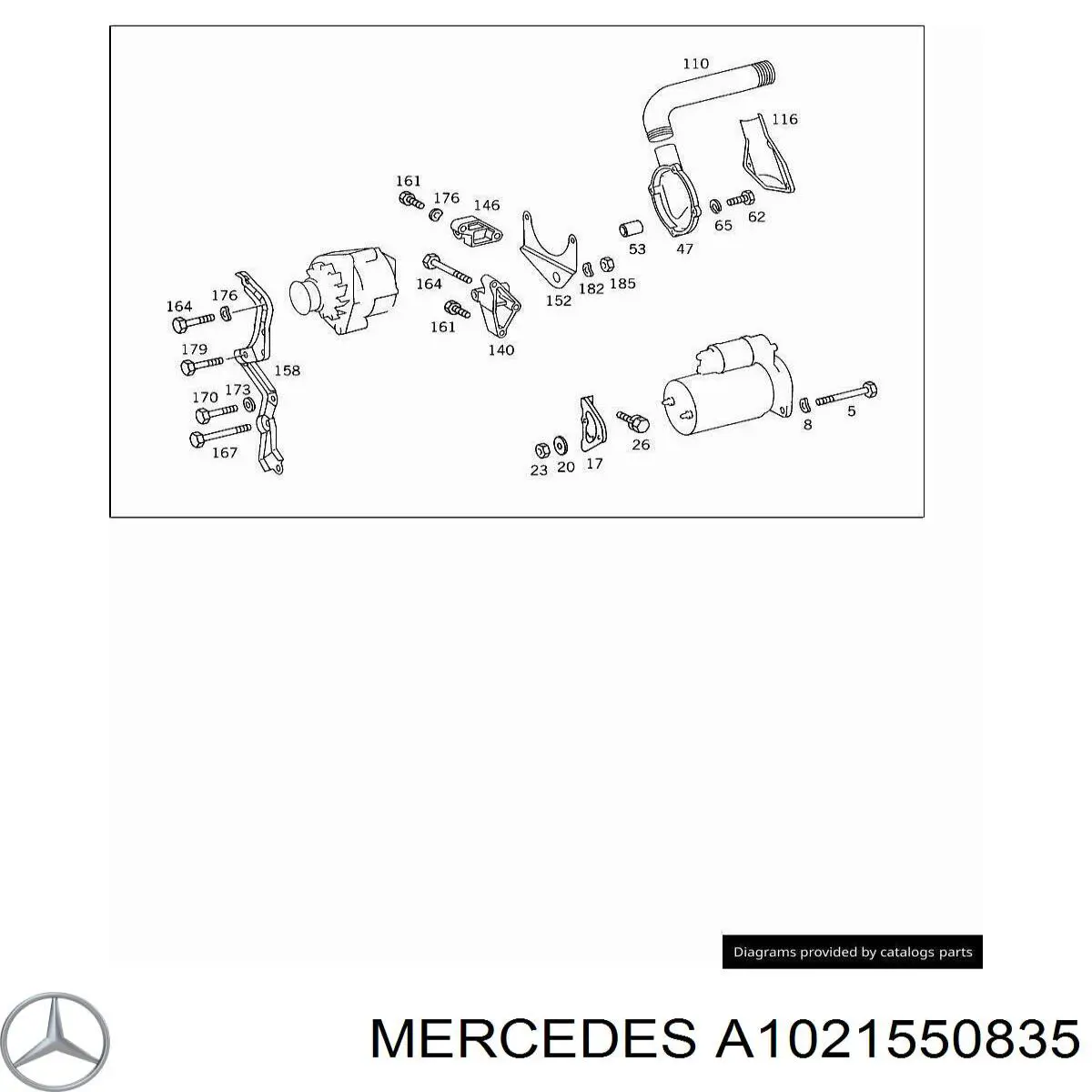  Mercedes 1021550835 цена, от 6.21 USD